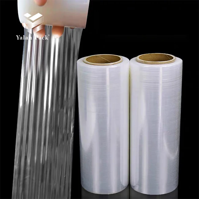 Packing Clear Heat Shrink Wrap Film Plastic Package Carton Stretch Film Transparent Moisture Proof Soft Packaging Film Lldpe