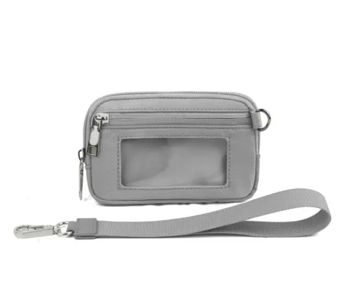 2025 Alibaba Wholesale Travel Woman Cosmetic Organizer in Hand, New Fashion Waterproof clear Pvc Coin Purse Card Holder Custom