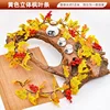 New yellow maple vine (1 piece) - lucky red berries