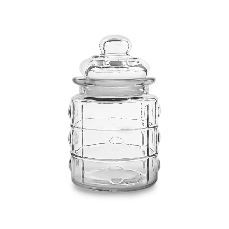 Food Storage Small Glass Jar With Airtight Glass Lid Airtight Glass Storage Container for Food