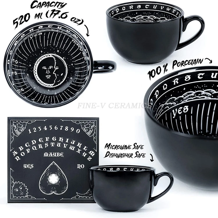  Rogue + Wolf Midnight Coffee Large Witch Mug in Gift