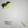 Artificial mimosa flower feather cat toy (green)