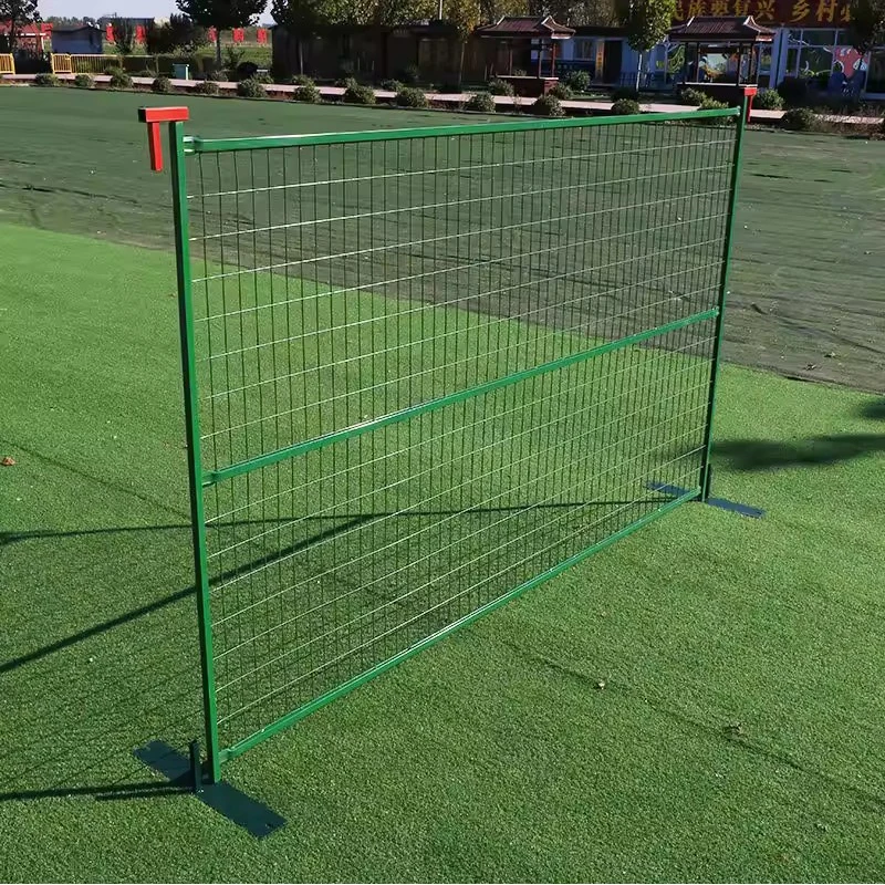 Eco Friendly Building Galvanized Fence Removable Temporary Fence Panel Hot Sale Custom Pvc Canada Temporary Fence for Event