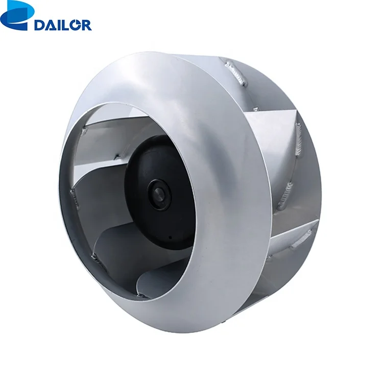 133-560mm 150-5000CFM Silencioso AC Ec Dc Centrífugo Extractor de Aire Purificador Industrial con Pala Curvada Hacia Atrás