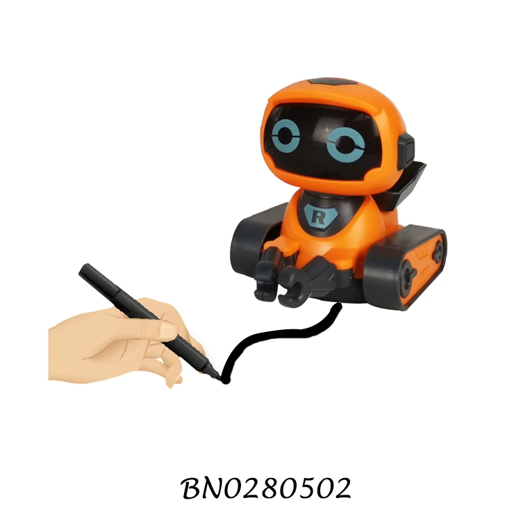 Intelligent Programming Toy Smart Draw Line Pen Follower Robot Electric Remote Walking Watch Control Robot Coding Robot