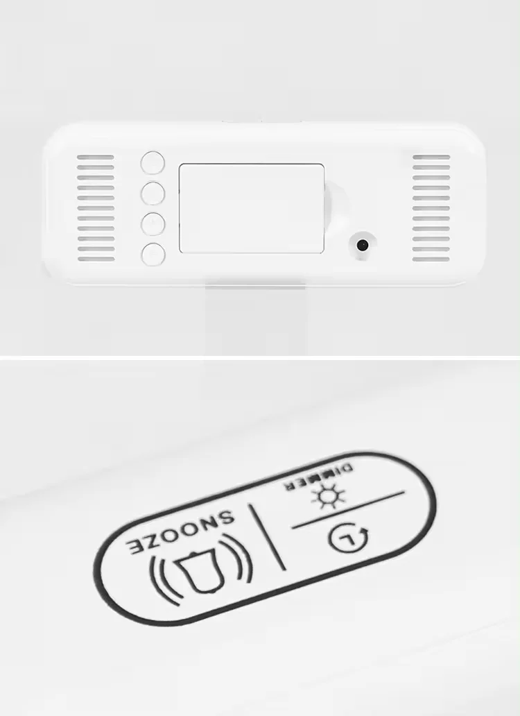 New Arrival Good Quality Calendar Display Table Alarm Clock Nordic Digital Living Room Led Digital Desktop Clock