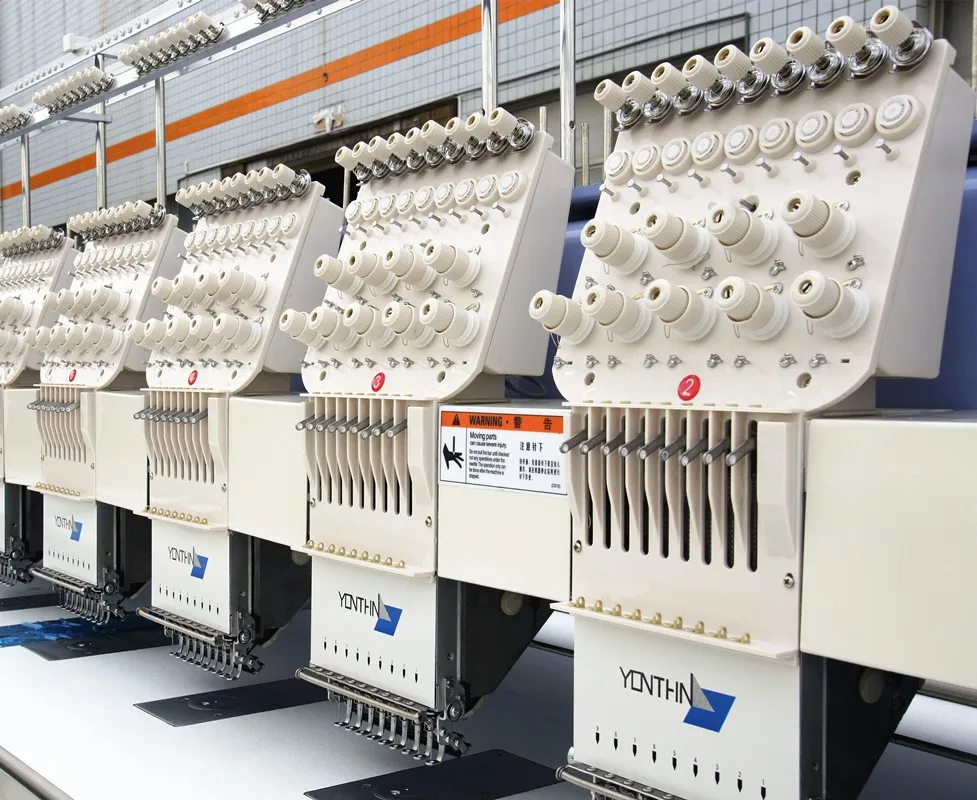 Yonthin High Speed Tajima Computer 24 Head  Embroidery Machine Suppliers Prices for Sale Computerized Used Clothes