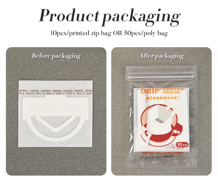 Wholesale Biodegradable Material Heat Seal Drip Coffee Bag Filter Roll