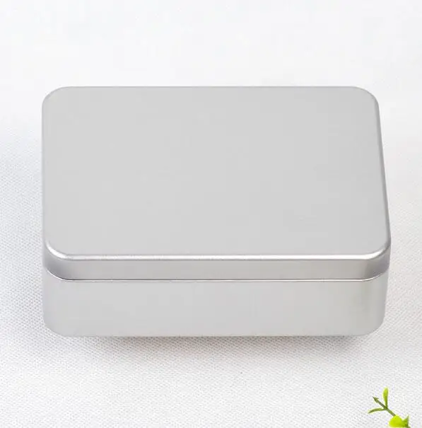 Custom Rectangular Coffee Tea Candy Spice Bean Packaging Tin Box Food Storage Safe Tin Can Metal Tinplate for Sale