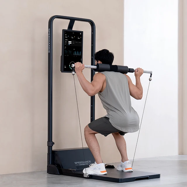 ③ Speediance Gym Monster バーベル、パッド Speedianceジムモンスターストレングストレーニングスマートホームジム