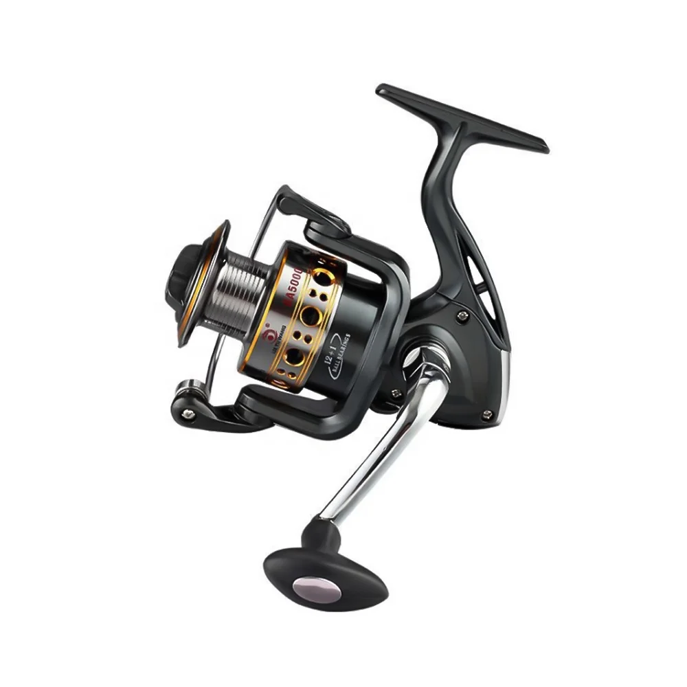 Grey Fishing Reel - 12+1 BB Smooth & Powerful Performance Grey Fishing Reel - 12+1 BB Smooth & Powerful Performance