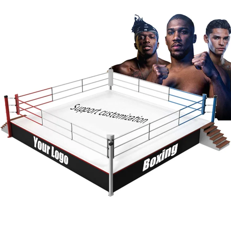 Factory Boxing Ring Professional With Platform Floor High Quality Steel Frame Outdoor Boxing Ring for Boxing Fighting