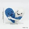 Azul y blanco