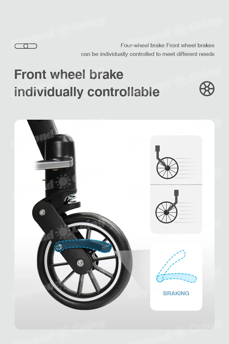 Customized High Quality Baby Pram Portable Buggy Lightweight Luxury Push Chair Folding Baby Carriage Stroller