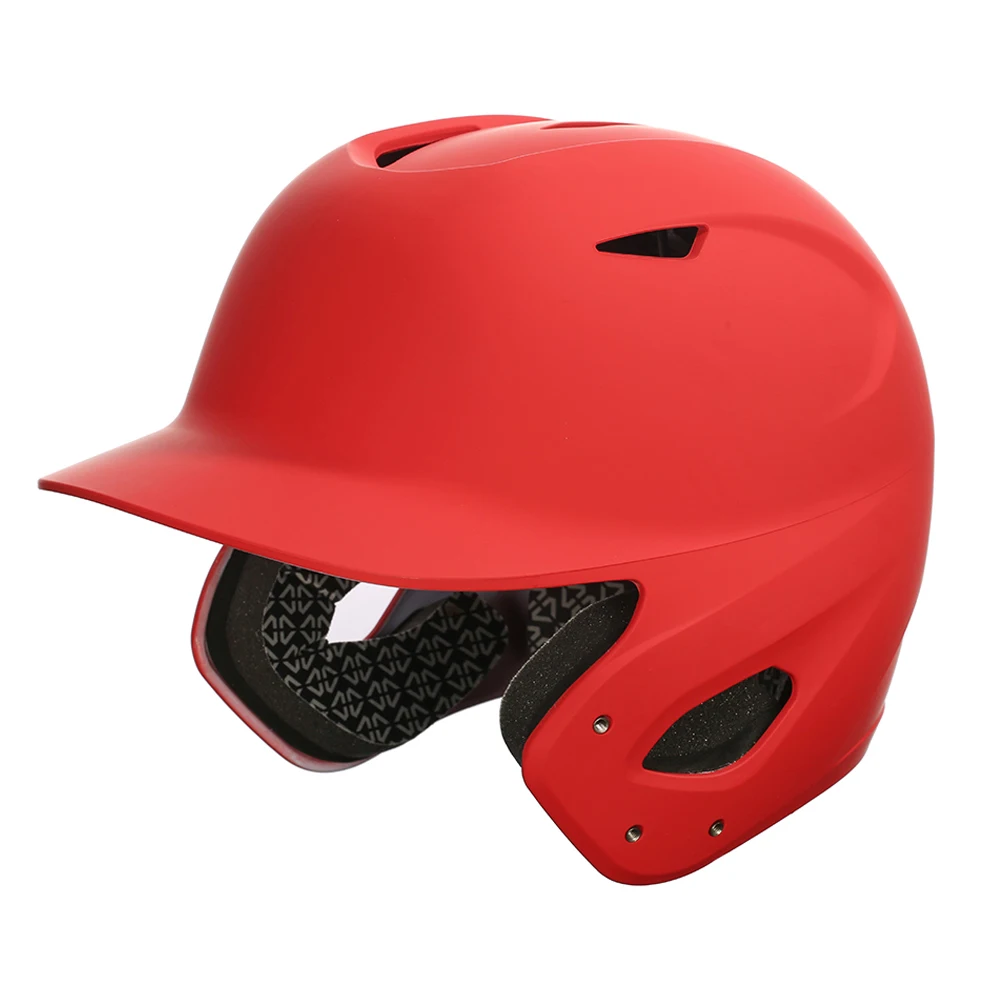 Arh008 Hight Quality Abs Material Red Matt Batting Helmet Softball