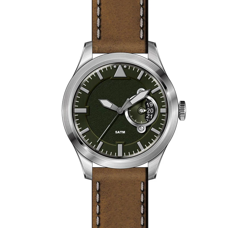 Stylish Classic Automatic Watch Turning Tension Ring Japan or Swiss Movement and 316L SS case U3028