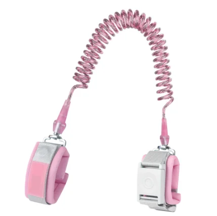 Anti-Lost Handgelenkleine Für Kleinkinder – 2,5 M Lang, Verstellbar, Mit Sicherheitssperre (Rosa)