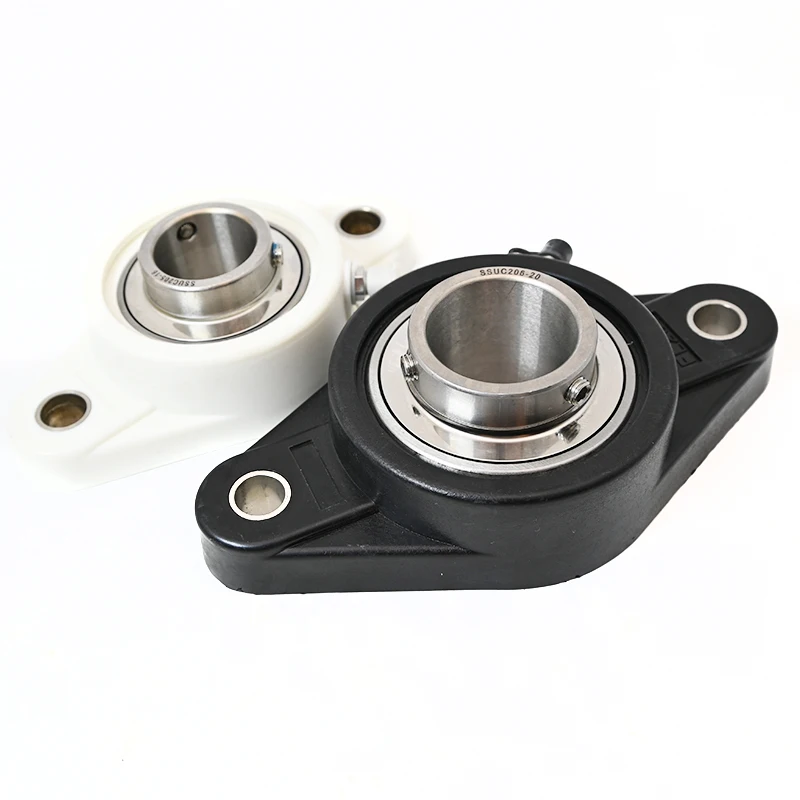 25mm Bore Pbt Plastic Housing Flange Bearing Unit Stainless Steel Pillow Block Bearing Uc205 2699