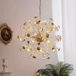 Modern Luxury Crystal LED Chandelier Elegant Iron Design for Indoor Living Room Dining Room Hanging Installation