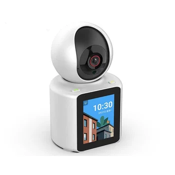 Edafa 2023 Latest design WiFi PTZ camera with 2.8 inch IPS screen video call monitor network camera for home security Video call
