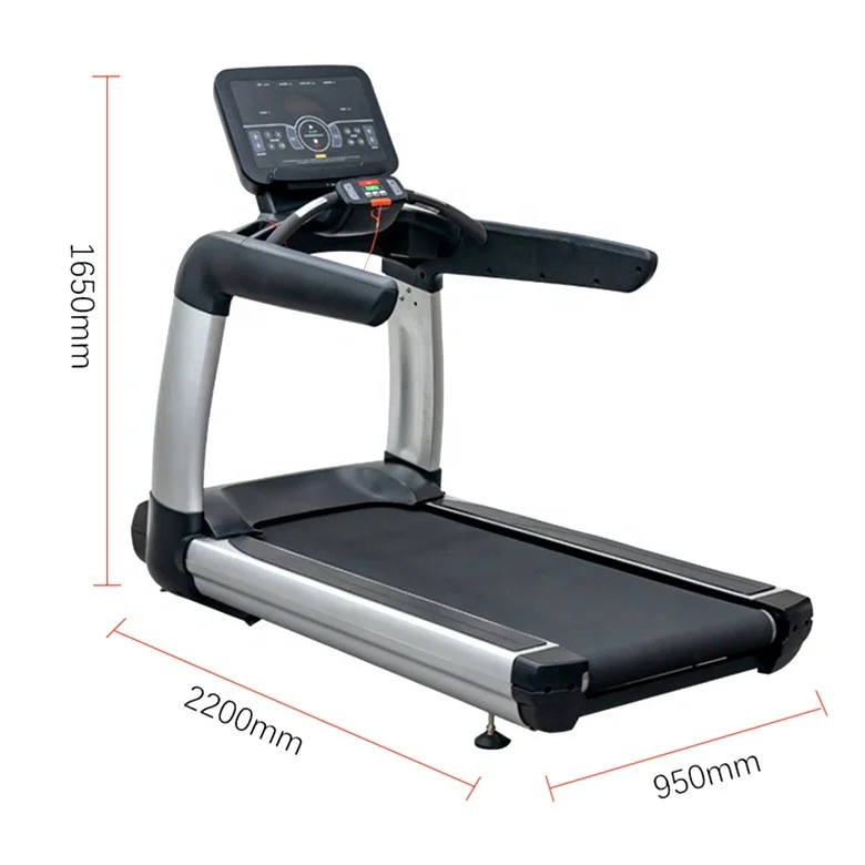 Heavy Duty Commercial Treadmill Gym Use 200kg Portable Fitness