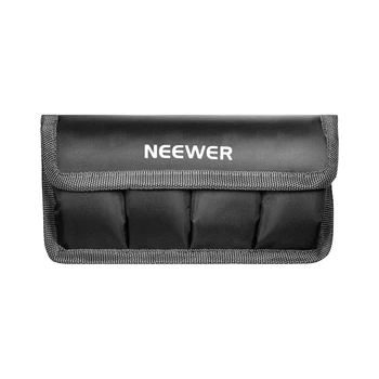 NEEWER DSLR Battery Bag/Holder/Case for AA Battery and Lp-e6/ Lp-e8/ Lp-e10/ Lp-e12/ En-el14/ En-el15/ Fw50/ F550 and More