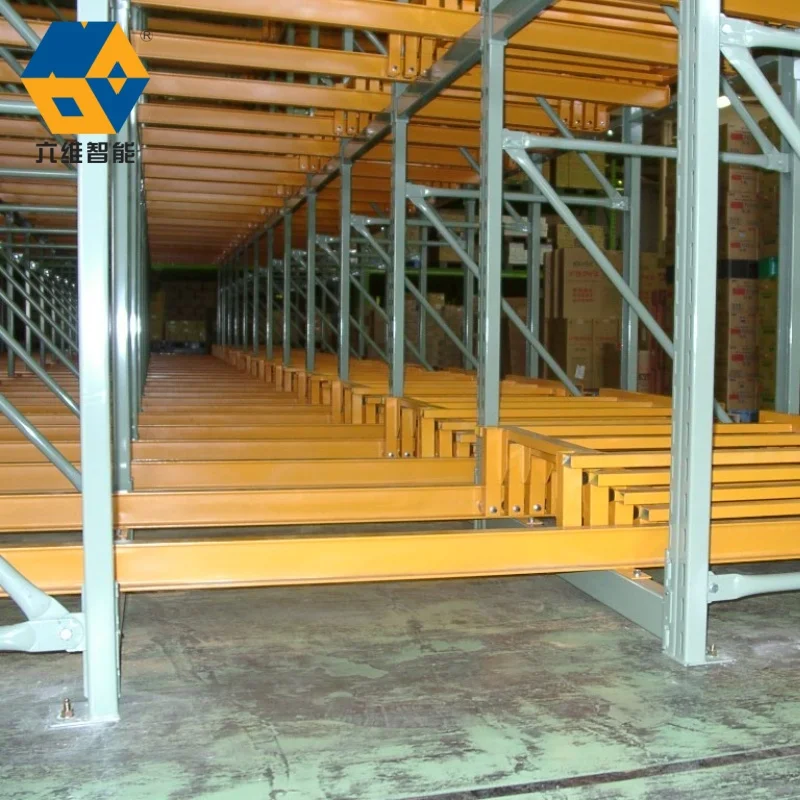 NOVA Warehouse Heavy Duty Metalen Opslagrek Push Back Rekken Push-in Rekken Palletrekken Magazijnopslagsysteem