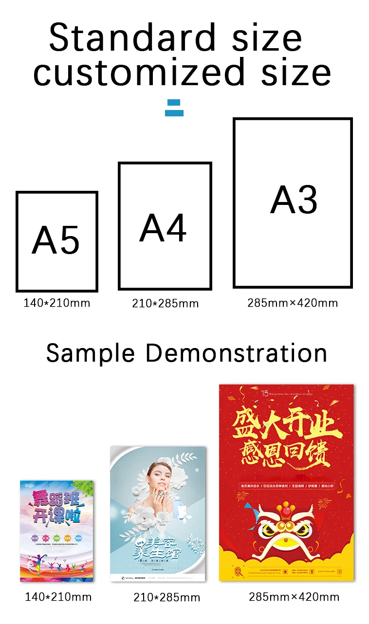 A5 Ad Example Wholesale Custom Printed A5 Advertising Poster Restaurant Leaflet Paper ...