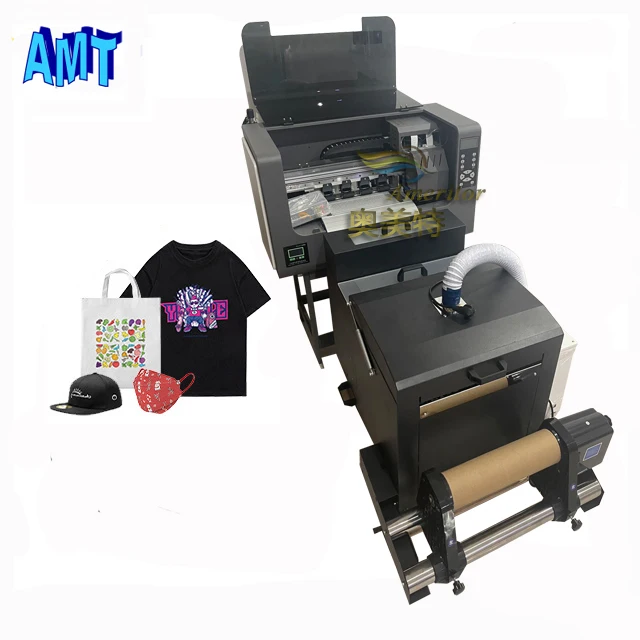 A3 30cm Pet Film Dtf Printer Digital Heat Transfer Roll To Roll Printing Machine With Powder Shaker Machine