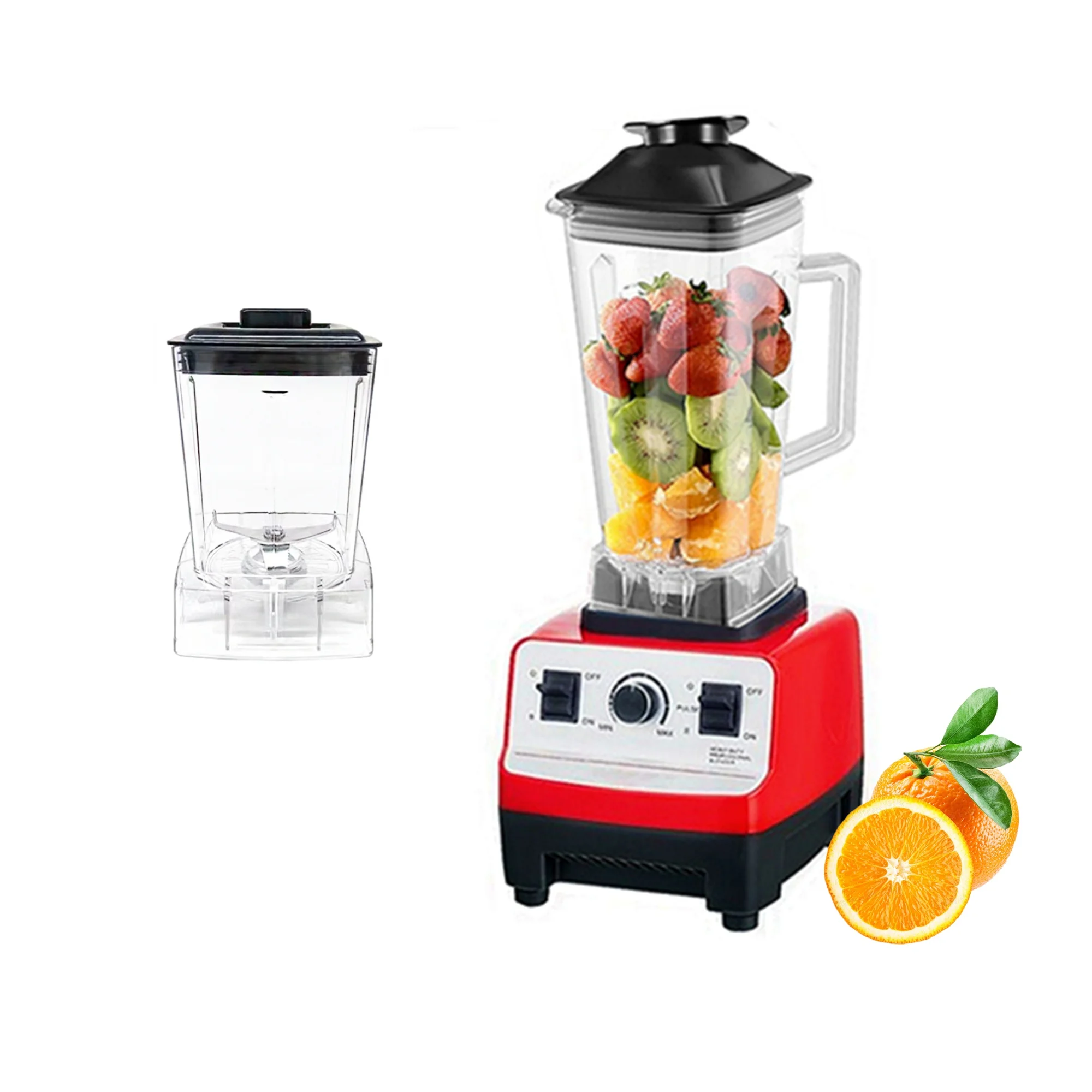 Wholesale Silver Crest Blender Smoothies Maker Commercial Blender Electric Plastic 5500W Large Power 2 in 1 Multifunctional OEM 16 Two Cup m.alibaba.com
