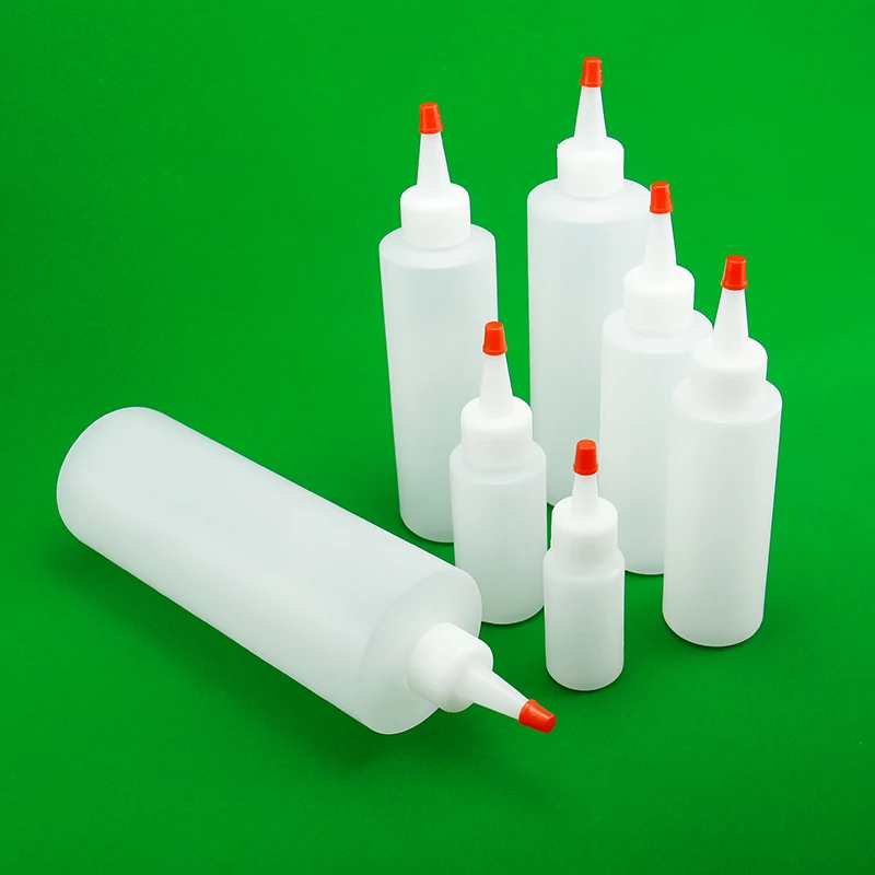 60ml empty plastic transparent pigment ink squeeze dropper bottle with screw cap-34