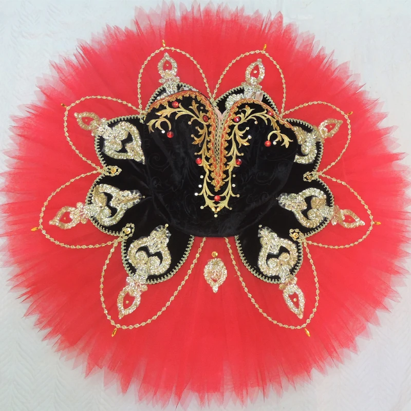 Wholesale Harlequinade Ballet Costume For grils Columbine Doll Classical Tutu Ballet Costume Harlequin tyle Tutu Dress Women,2 Pieces