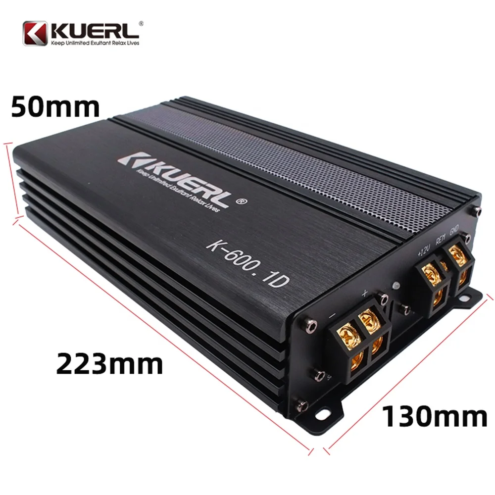 Kuerl新モデル12Vミニスピーカーアンプ600Wビッグパワー1