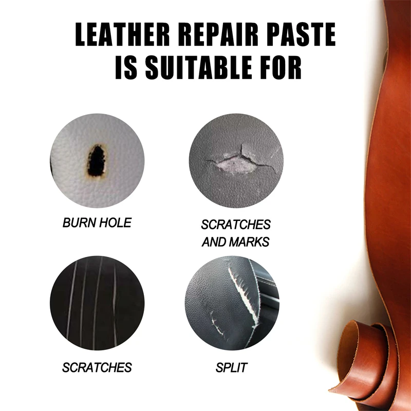 Rayhong 60ml Paintable Repairs Filler Minor Holes Scratches Leather ...