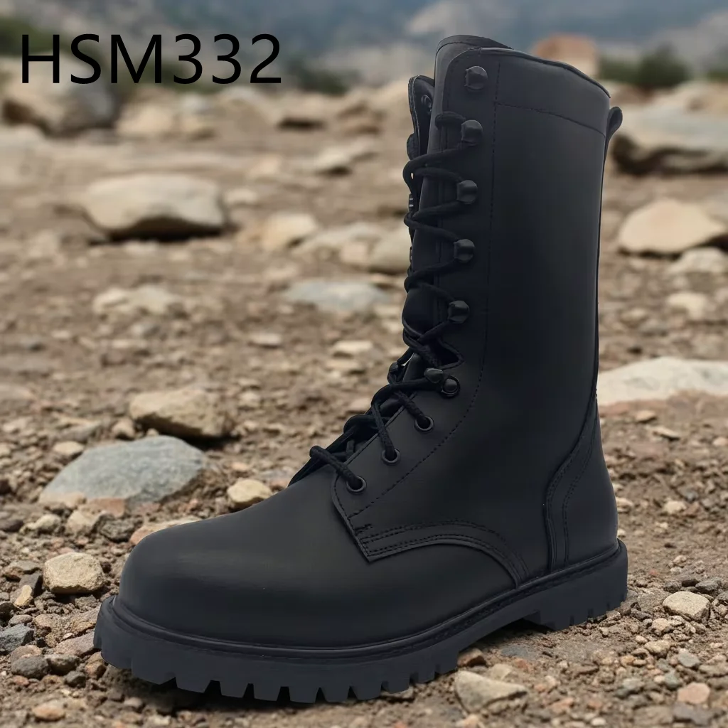 HY,Professional High Performance Reliable Traction Sole Combat Boots Built to Last Top Quality Leather Tactical Boots HSM332