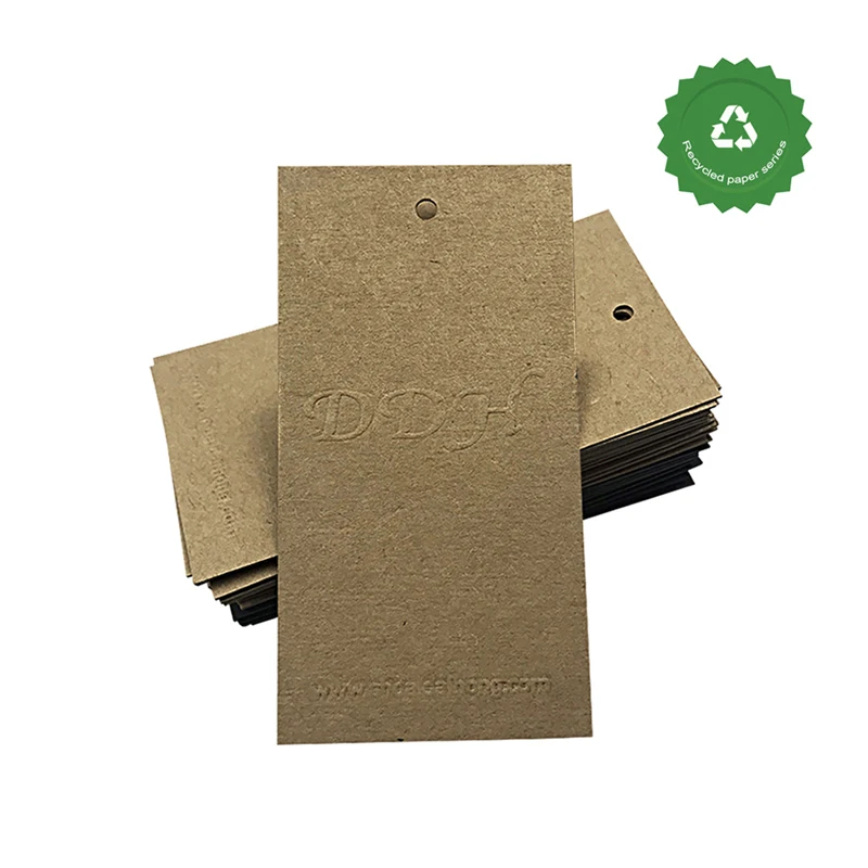 G2PLUS 100 Pcs Blank Kraft Gift Tags 2.75 x 1.97 Paper Hang Tags Price Tags with 100 Feet Jute Twine Brown