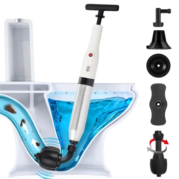 Toilet Artifact Toilet Dredge Pipe Dredger Sewer Speed Block Air Pressure Anti-Splash Drain Cleaner Drain Opener Toilet Plunger