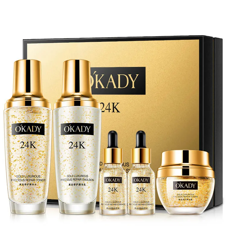 5ピースセット24Kゴールド高級水和スキンケア| Alibaba.com