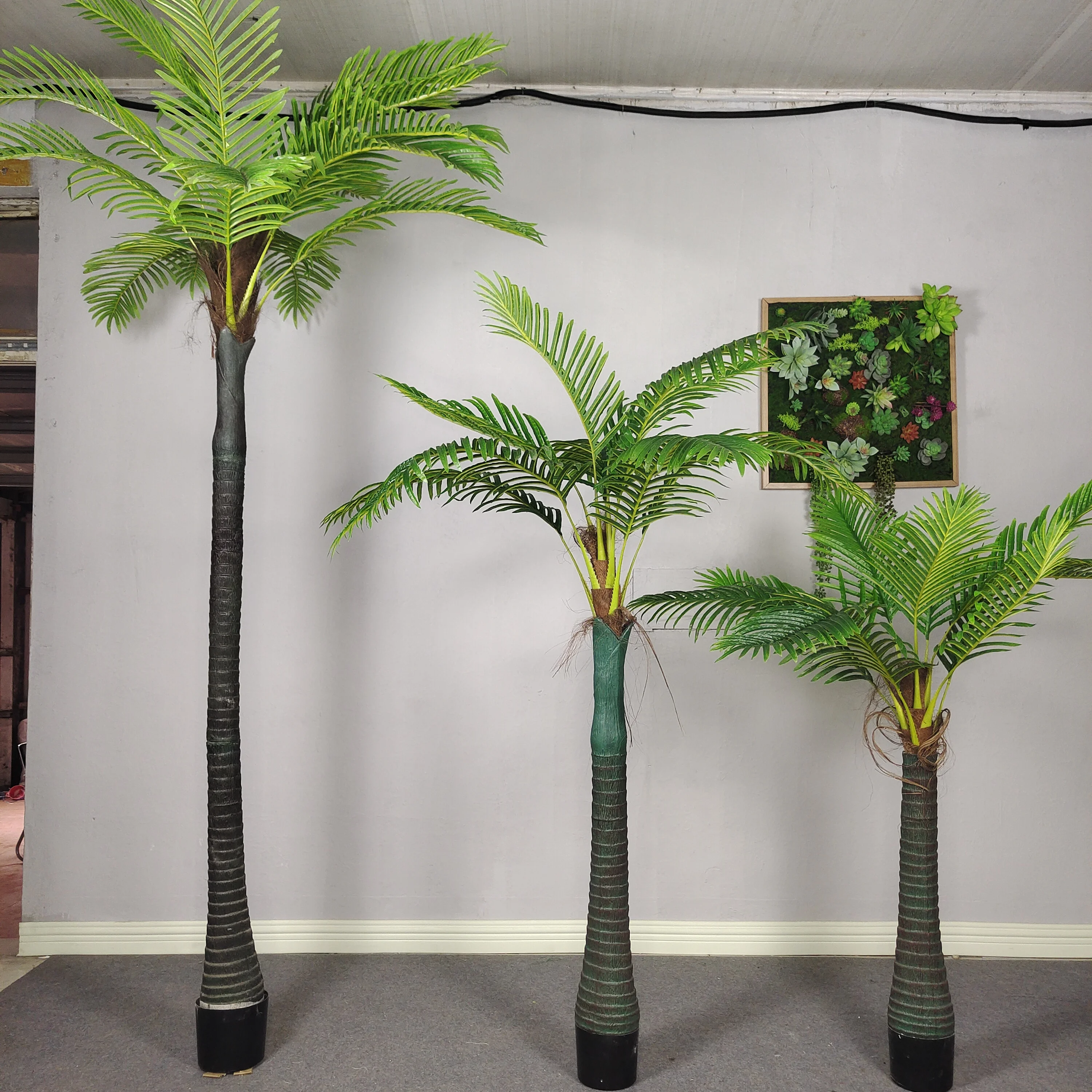 Indoor Outdoor Wedding Decor Pink Palm Trees Artificial Large Palm Tree