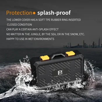 FB SCB08 Quick XQD Card TF CF SD Card and Memory Card ReaderAnti-fall Waterproof Moisture-proof Battery case for Digital Camera detail image