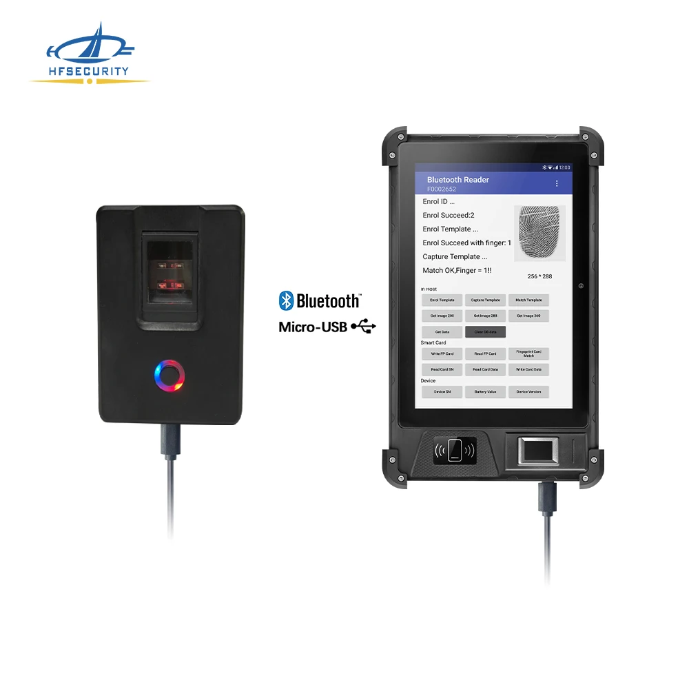 Wireless Finger Print Scanner Fingerprint Reader HF4000plus Free Sdk Biometric Fingerprint Scanner