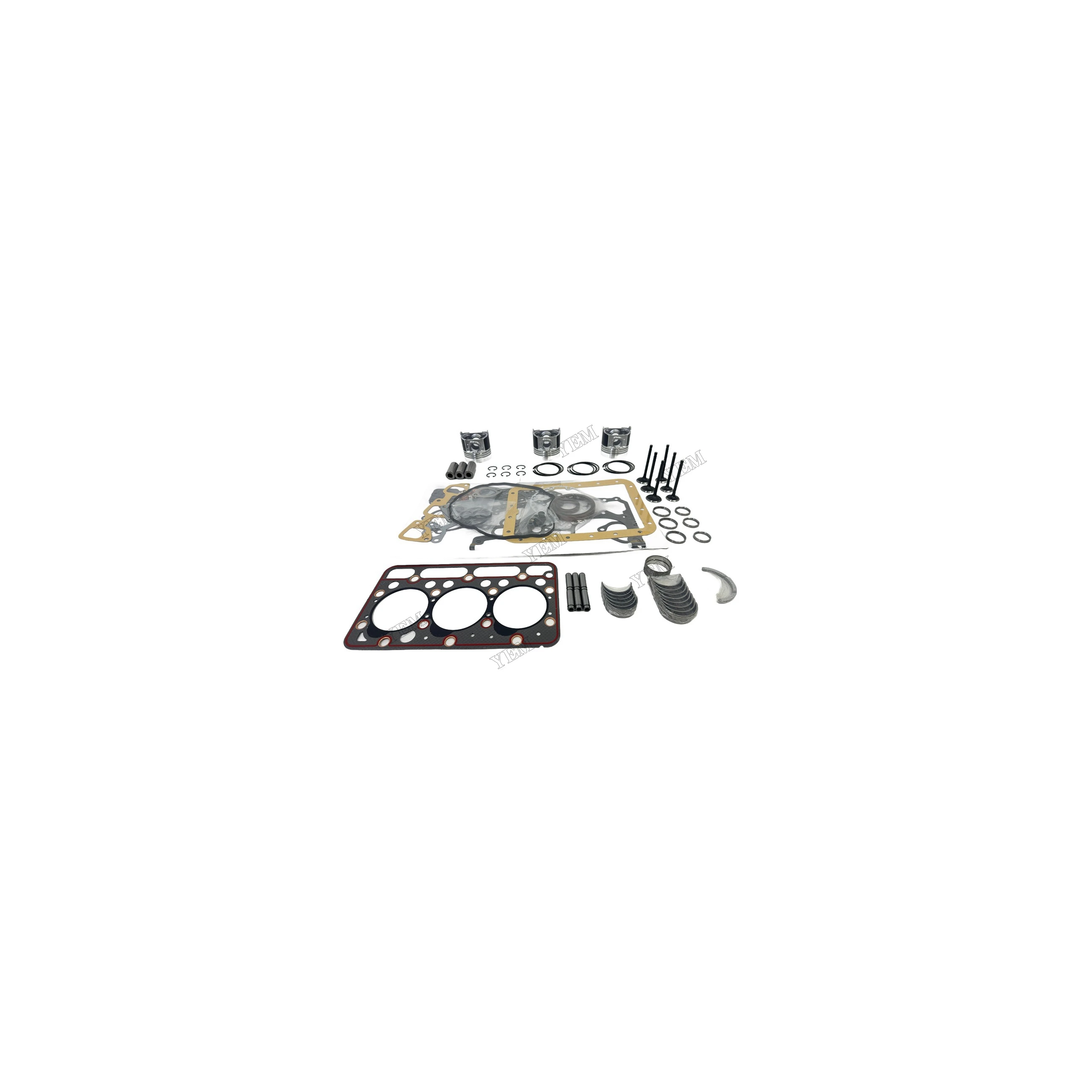 New D1503 Overhaul Rebuild Kit for Kubota Engine KX91-3 R420 L2900 L3000 Tractor Engine Spare Parts
