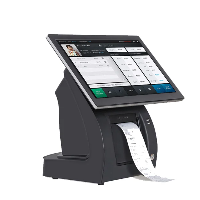 retail billing machine with barcode scanner
