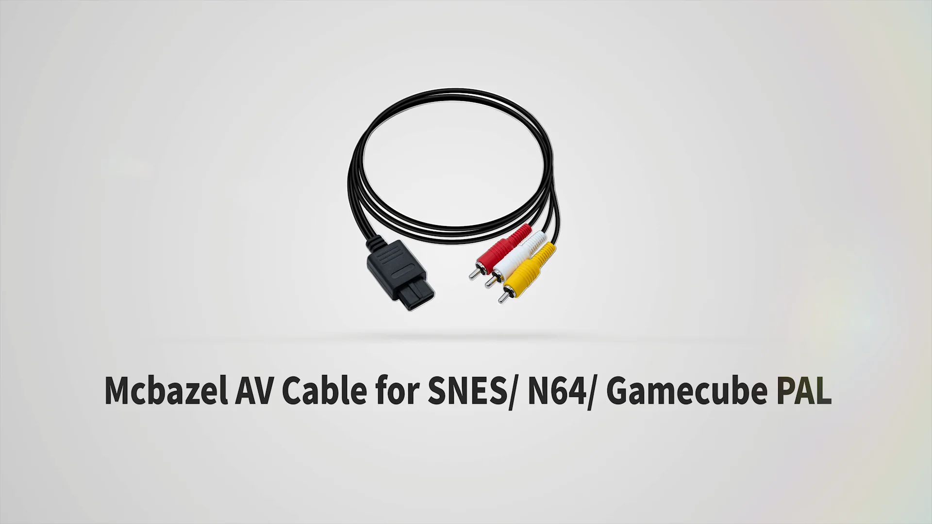 High Quality Audio Video Av Cable Lead For Nintendo Nes / Snes / N64 / For Gamecube Pal Data