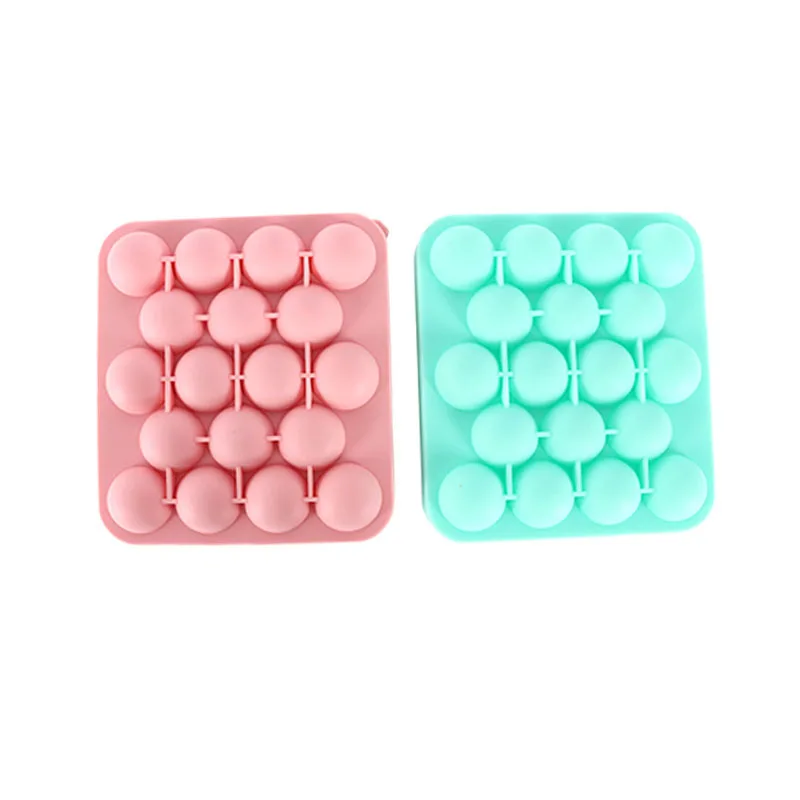 Лидер продаж, форма для шариков из пищевого силикона, высокое качество, не содержит Бисфенол А, многоразовая форма для шариков для виски, антипригарная круглая, 18 шт. кубиков льда
