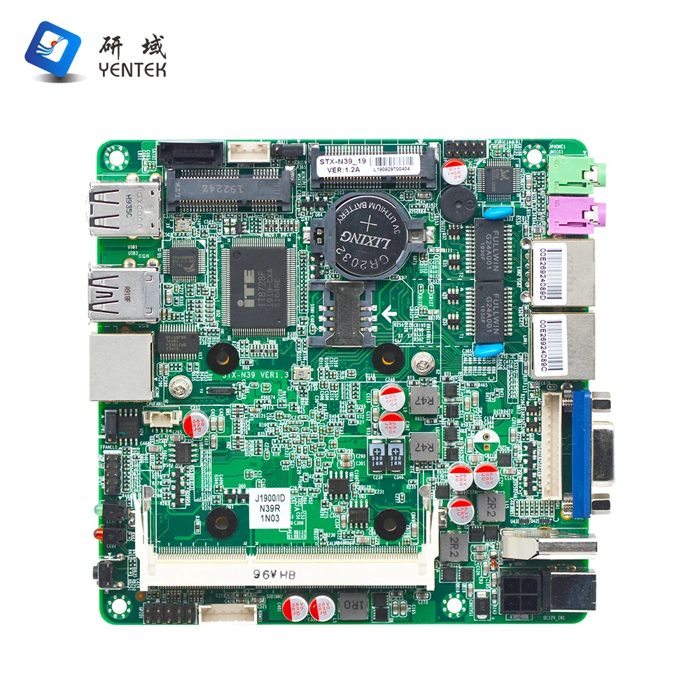 X86 Pos Motherboard Intel J1900 Quad Core DDR3 MSATA HD VGA 2 LAN 6 USB Linux Nano Mini Itx Industrial Fanless Motherboard