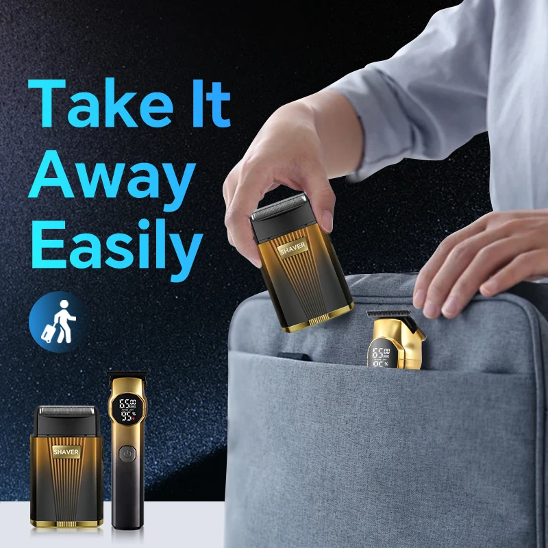 Two-in-One Popular Electric Shaver Hair Clipper for Men's Grooming Reciprocating Set Cross-Border New USB for Household RV Hotel details