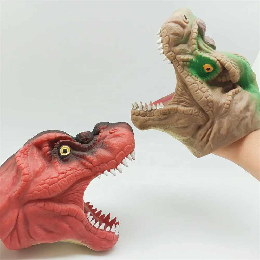 Лидер продаж на Amazon, резиновая ручная марионетка с животными