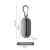 Distributeur de poche en silicone - gris foncé