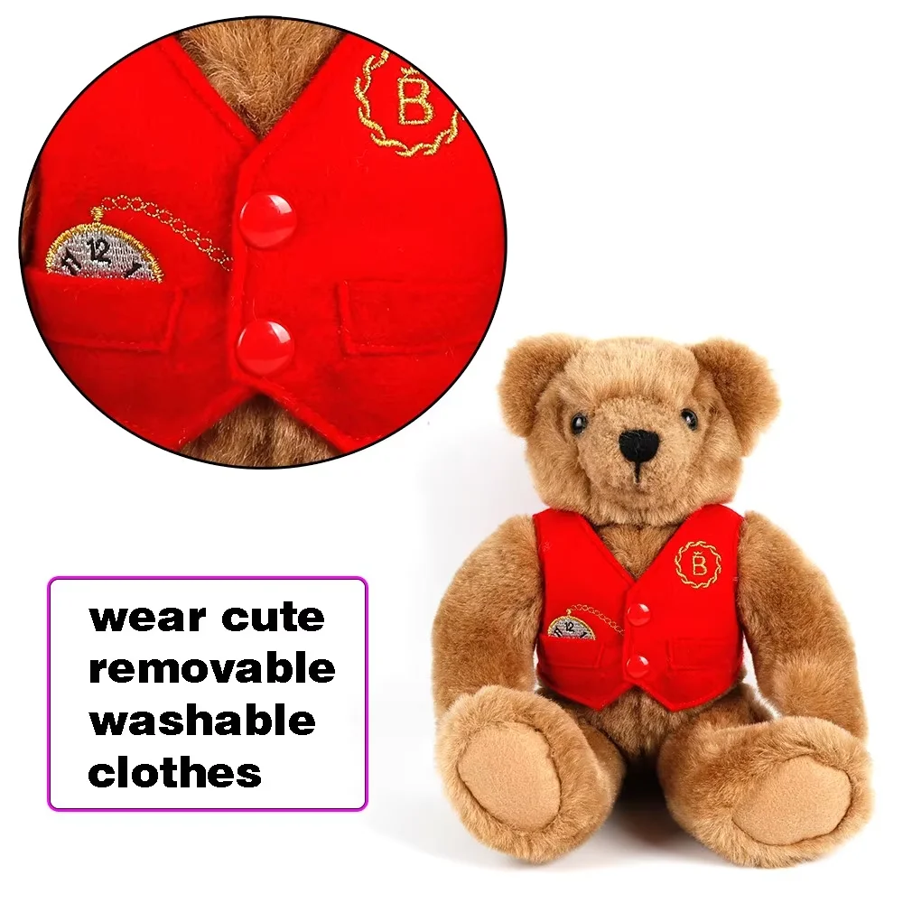 Soft Bear Toy Customize Soft Stuffed Animal BearsToy Red Plush Giant Teddy Bear Stuffed Toy  T Shirt